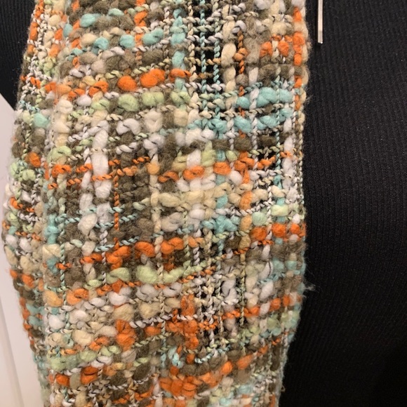 Scarf colorful basket weave - Picture 2 of 5